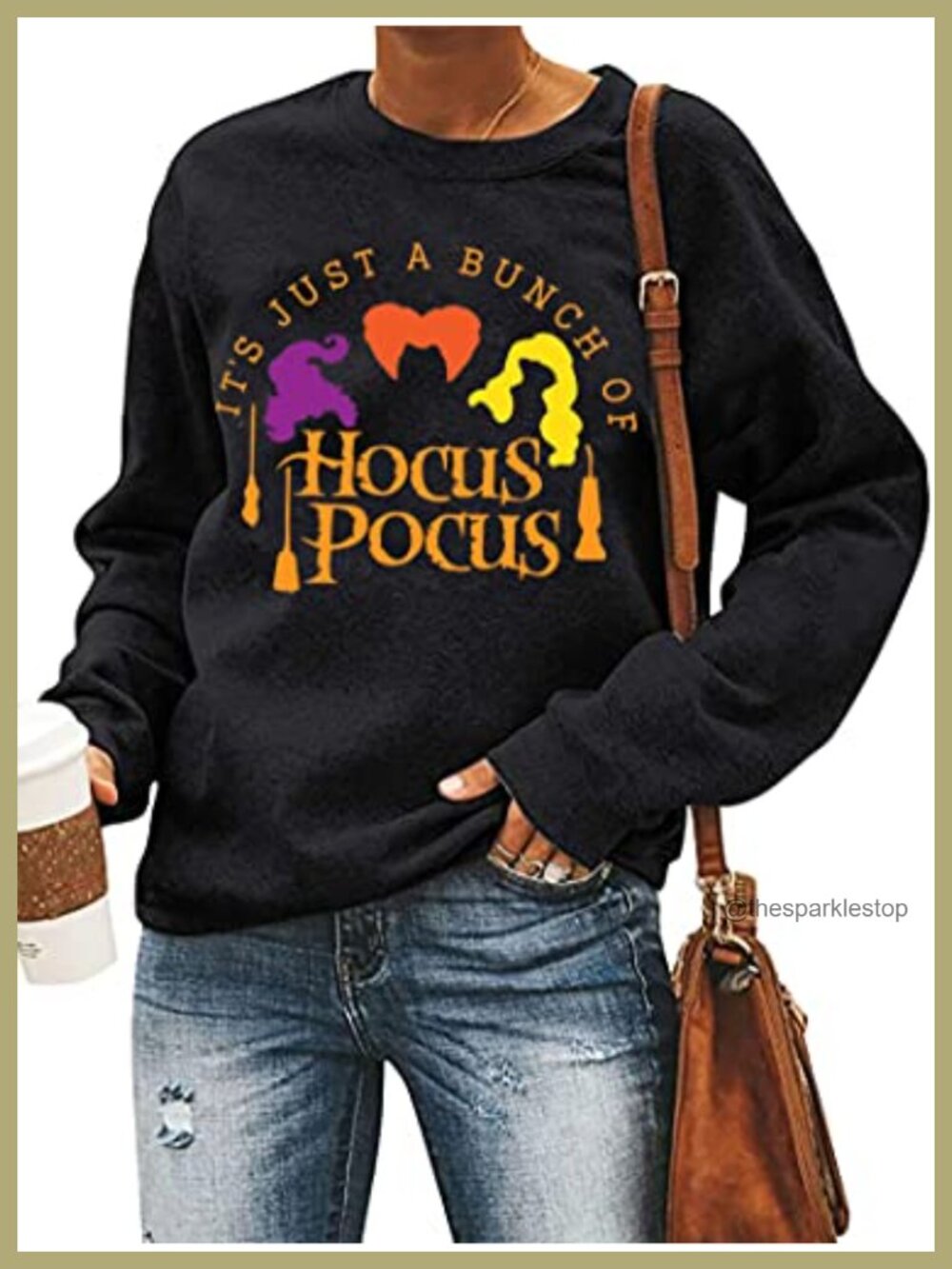 Squad Graphic Sweatshirt Womens Halloween Long Sleeve Crew Neck Pullover